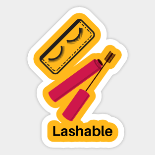 Lashable Sticker